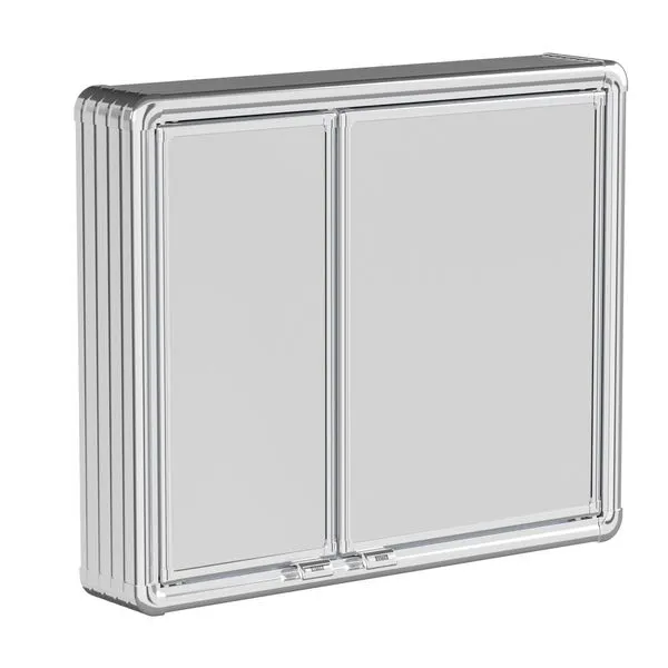Armário de Banheiro para Embutir ou Sobrepor com Espelho 30,1x35,3x9,4 cm Astra Branco