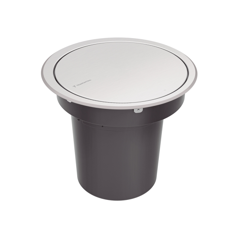Lixeira clic Round Tramontina Inox