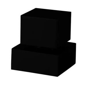 Acabamento de registro preto fosco