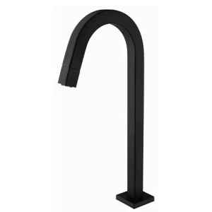 Torneira Lavatório Link Quadrada 91074 Preto Fosco 1/4 De Volta